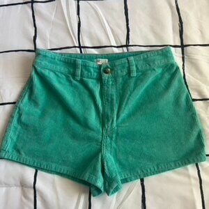 Women's Billabong Free Fall Corduroy Shorts - Aqua, Size 30 - NWOT